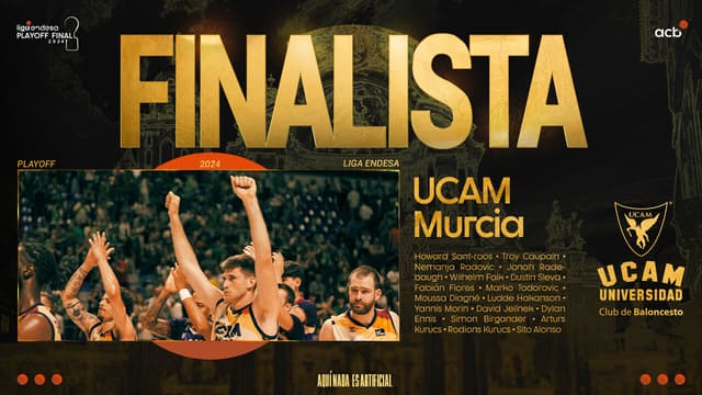 UCAM Murcia, primera final