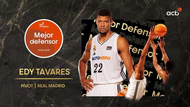 Tavares, Mejor Defensor 24-25