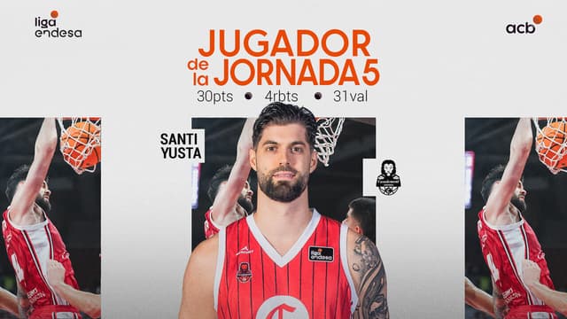 Yusta, Jugador de la Jornada 5