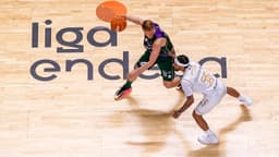 Alberto Díaz, en un partido con Unicaja