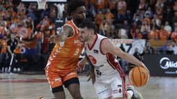 Momento del Valencia Basket-Casademont Zaragoza