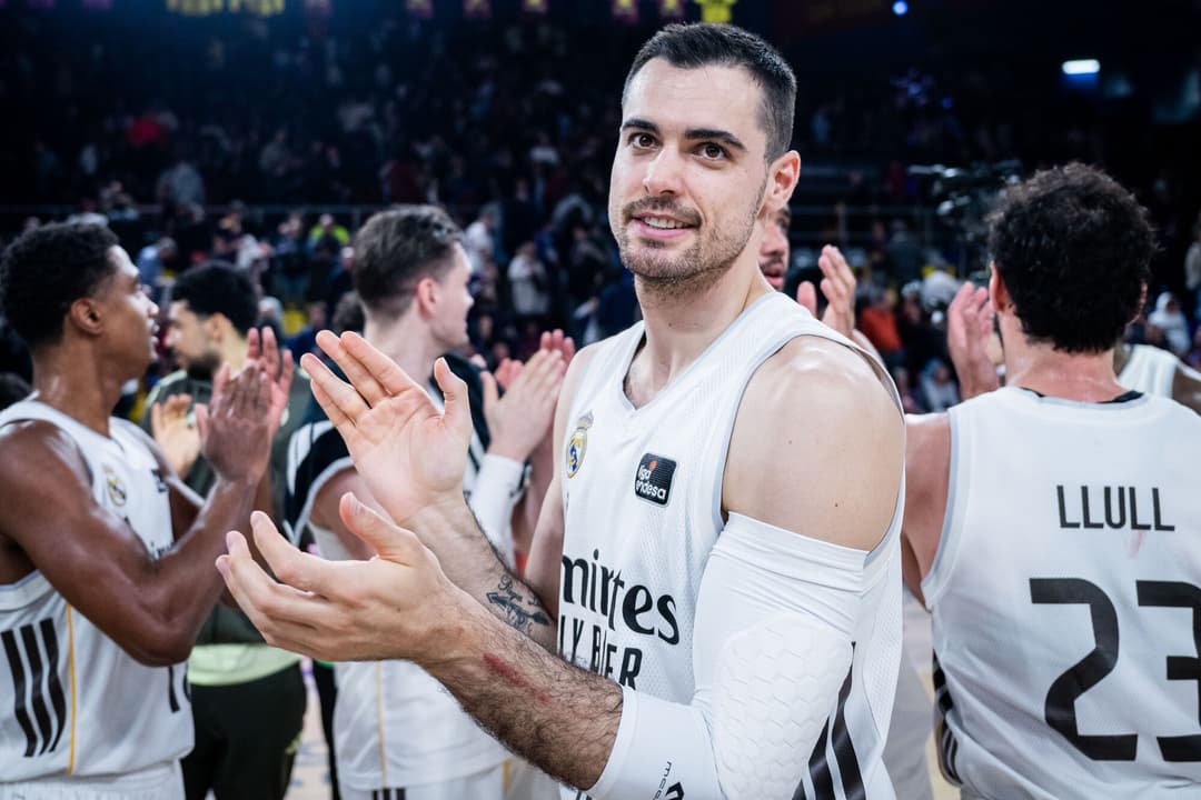 Real Madrid celebra en el Palau