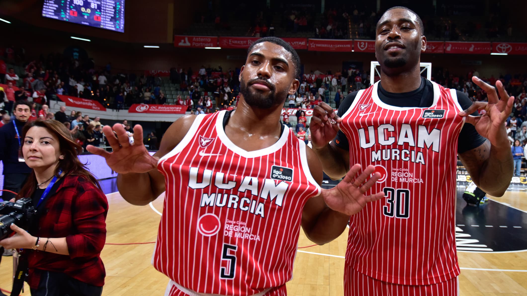 Celebración UCAM Murcia