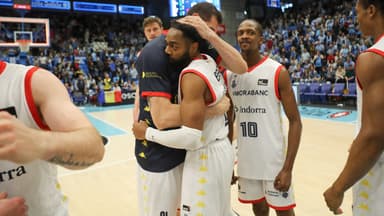 Celebración del MoraBanc Andorra en Lugo