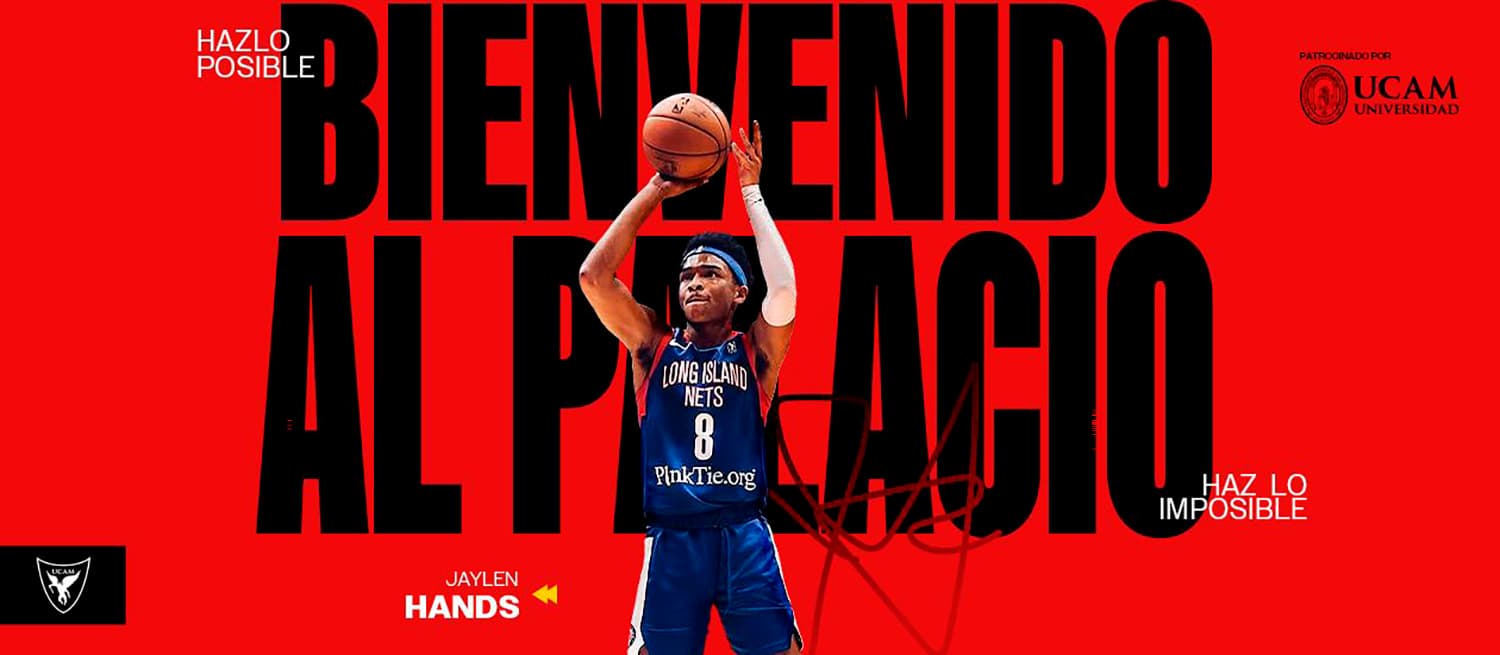 Jaylen Hands al UCAM Murcia