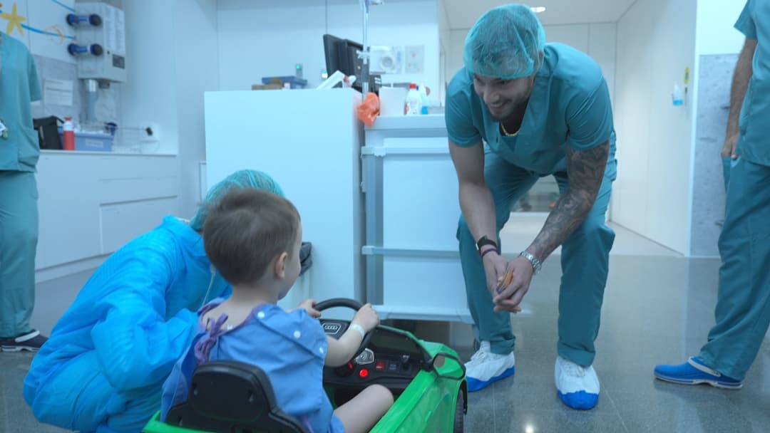Willy Hernangómez en el hospital
