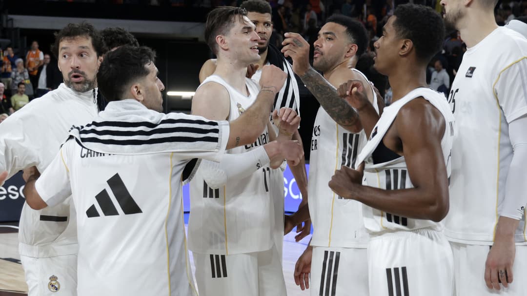 El Real Madrid celebra la victoria