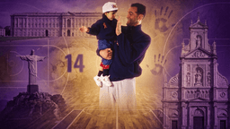 Oscar Schmidt, con su hijo Felipe