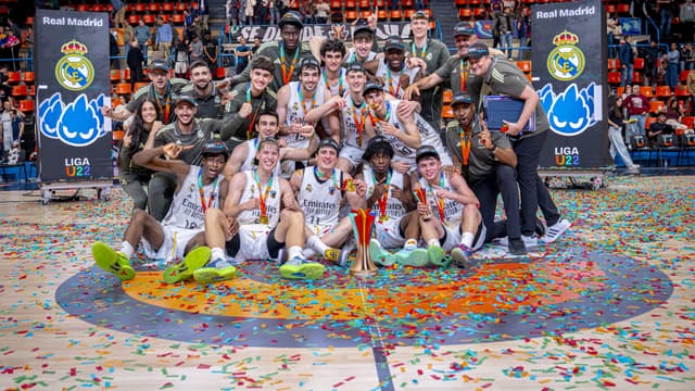El Real Madrid, primer campeón de la Liga U