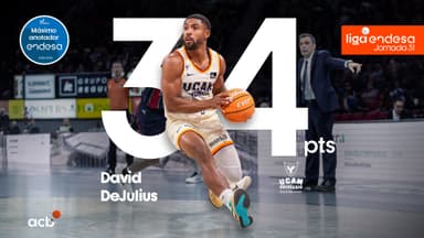 David DeJulius, Máximo Anotador Endesa de la Jornada 31