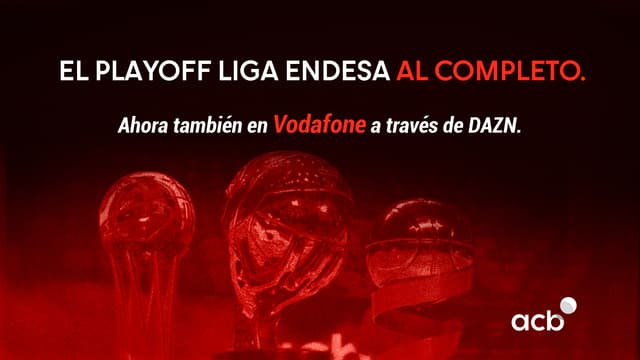 Las competiciones acb se pueden ver también en Vodafone TV a través de DAZN