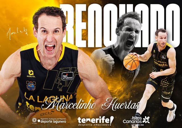 La Laguna Tenerife seguirá disfrutando de la magia de Marcelinho Huertas