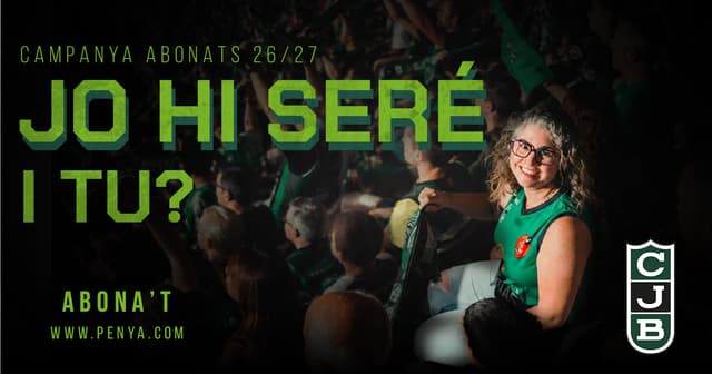 Yo estaré: Campaña de abonados 2026-27 del Asisa Joventut