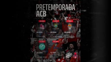 Así queda definida la pretemporada de Casademont Zaragoza