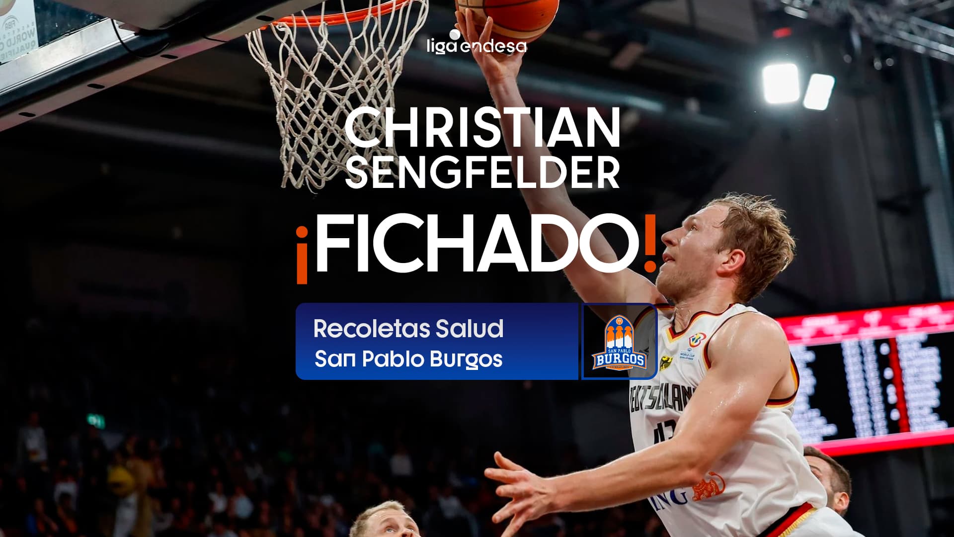 Así juega Christian Sengfelder, nuevo fichaje de Recoletas Salud SP Burgos