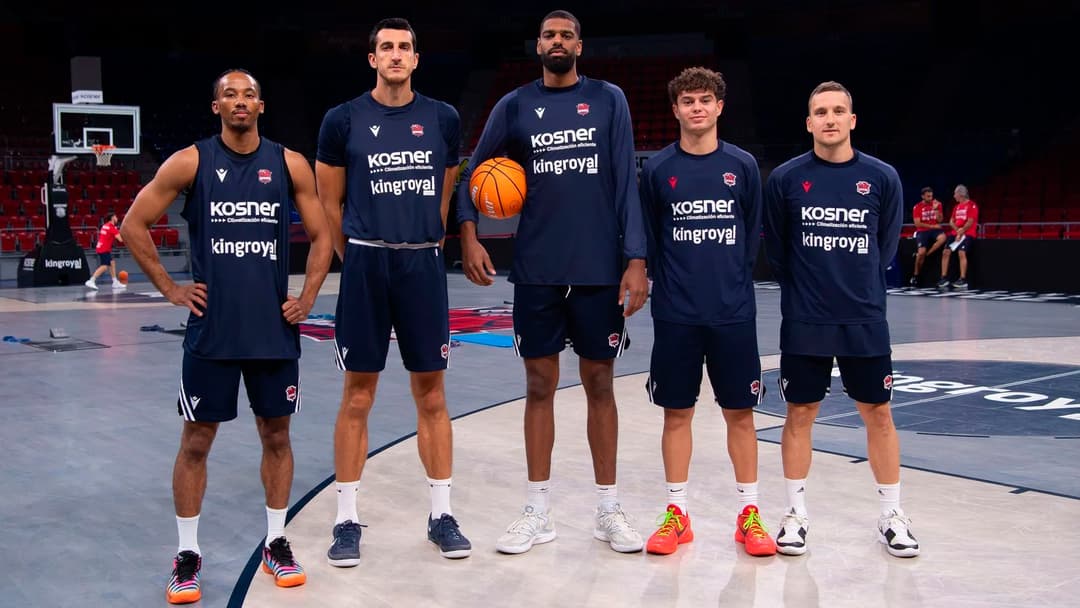 Dejan Kravic, Lucas Nguessan, Mehdy Ngouama, Goran Filipovic y Hugo Alonso reforzarán los entrenamientos de Kosner Baskonia