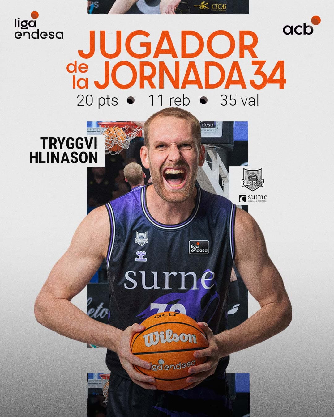 🥶 HLINASON, Jugador de la Jornada 34