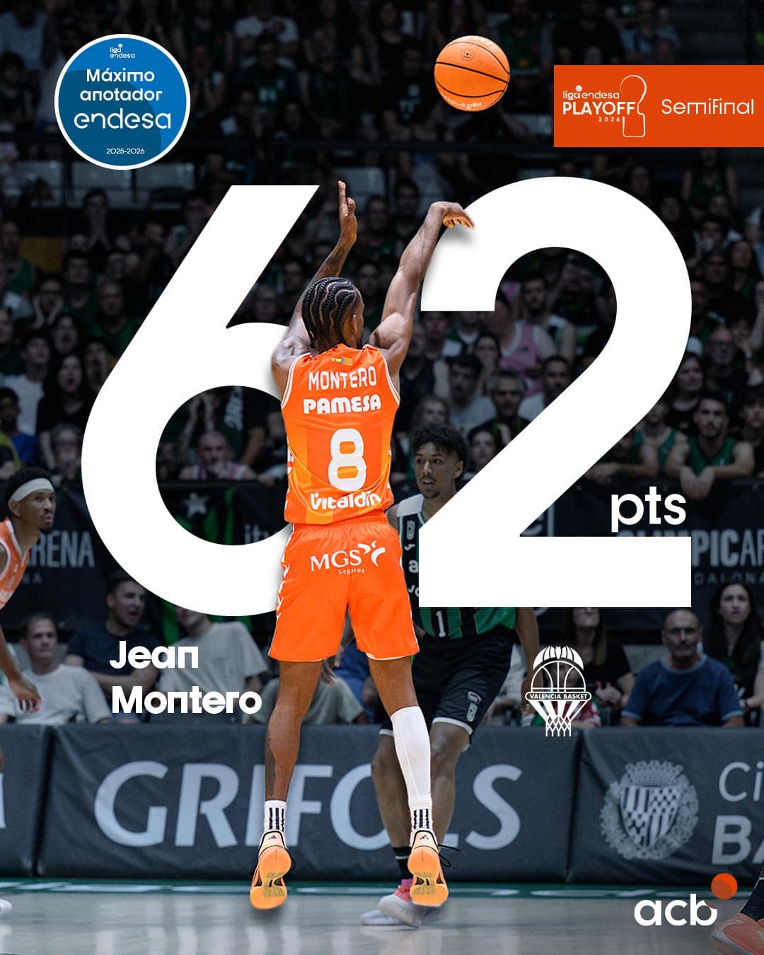 🇩🇴 Jean MONTERO, Máximo Anotador Endesa de semis