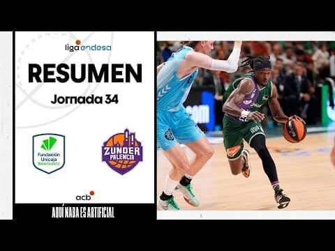 Resumen Unicaja 93 - Zunder Palencia 69 (J34)