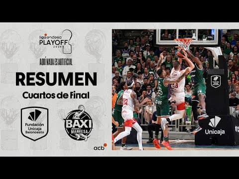 Resumen Unicaja 87 - BAXI Manresa 79 (1º Cuartos)