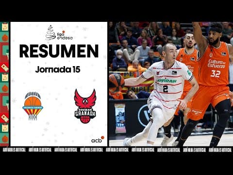 Resumen Valencia Basket 75 - Coviran Granada 81 (J15)