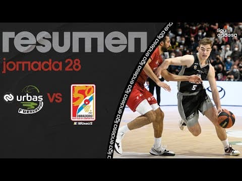 Resumen Urbas Fuenlabrada 93 - Monbus Obradoiro 92 (J28)