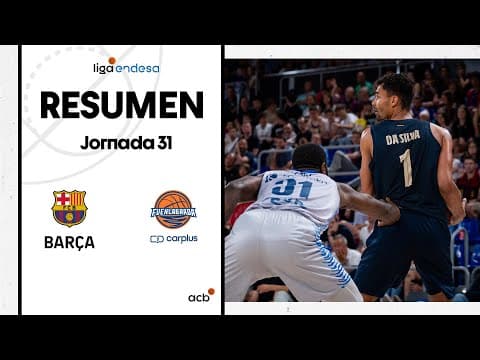 Resumen Barça 101 - Carplus Fuenla 63 (J31)