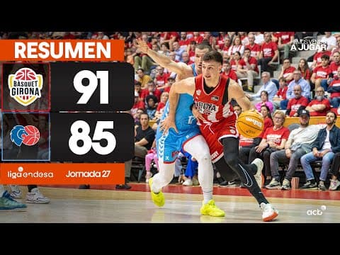 Resumen Bàsquet Girona 91 - Río Breogán 85 (J27)