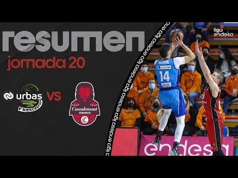 Resumen Urbas Fuenlabrada 77 - Casademont Zaragoza 55 (J20)