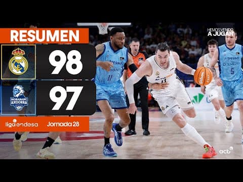 Resumen Real Madrid 98 - MoraBanc Andorra 97 (J28)