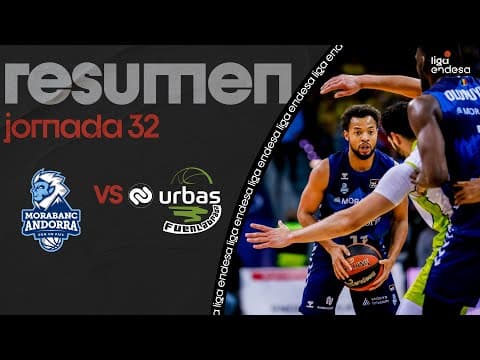 Resumen MoraBanc Andorra 82 - Urbas Fuenla 74 (J32)