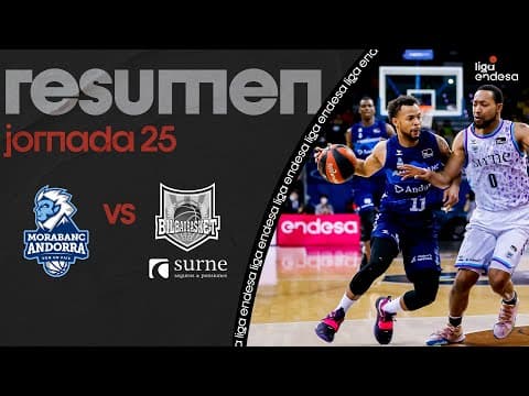 Resumen MoraBanc Andorra 82 - Surne Bilbao Basket 72 (J25)