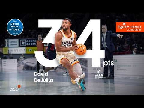 David DeJulius, Máximo Anotador Endesa de la Jornada 31