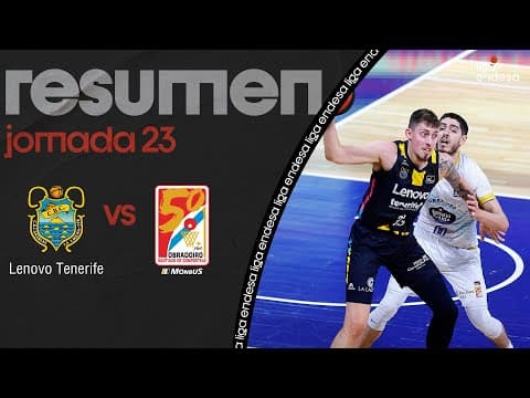 Resumen Lenovo Tenerife 86 - Monbus Obradoiro 83 (J23)