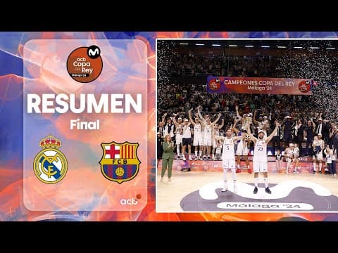 Resumen Real Madrid 96 - Barça 85 (Final)