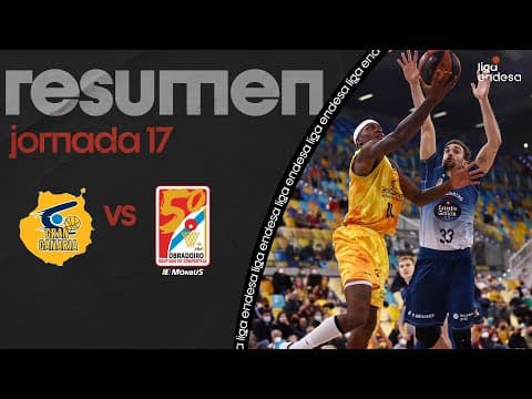 Resumen Gran Canaria 71 - Monbus Obradoiro 69 (J17)