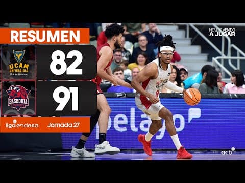 Resumen UCAM Murcia 82 - Baskonia 91 (J27)