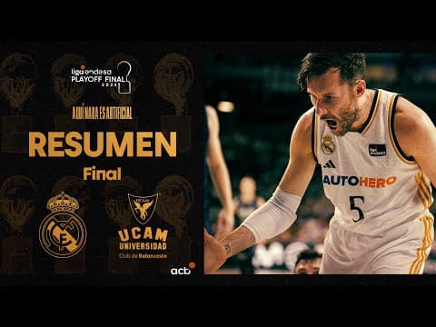 Resumen Real Madrid 79 - UCAM Murcia 63 (2º Playoff Final)