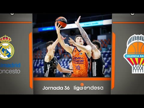 Resumen Real Madrid 69 - Valencia BC 79 (J36)