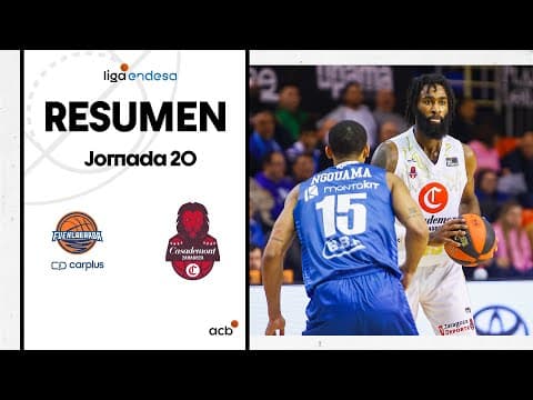 Resumen Carplus Fuenlabrada 71 - Casademont Zaragoza 85 (J20)