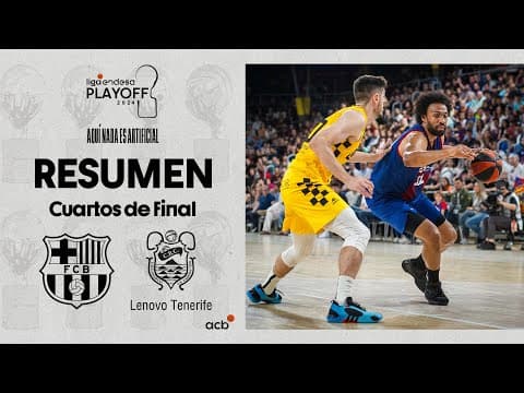 Resumen Barça 96 - Lenovo Tenerife 86 (Cuartos 1º)