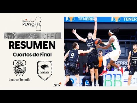 Resumen Lenovo Tenerife 59 - Unicaja 72 (J35)