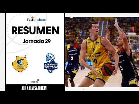 Resumen Dreamland GC 97 - MoraBanc Andorra 92 (J29)