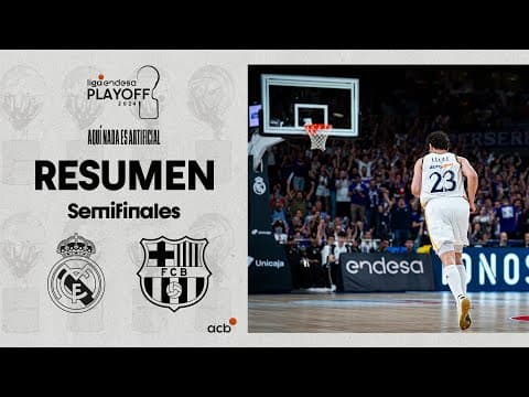 Resumen Real Madrid 97 - Barça 78 (1º Semis)