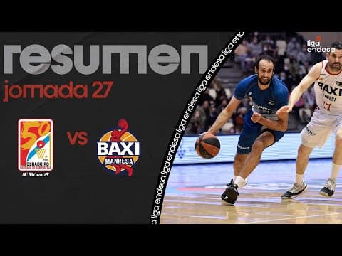 Resumen Monbus Obra 98 - BAXI Manresa 91 (J27)