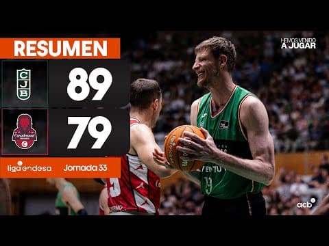 Resumen Joventut Badalona 89 - Casademont Zaragoza 79 (J33)