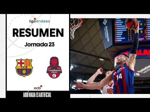 Resumen Barça 109 - Casademont Zaragoza 68 (J23)