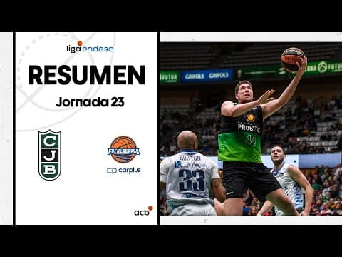 Resumen Joventut Badalona 103 - Carplus Fuenlabrada 86 (J23)