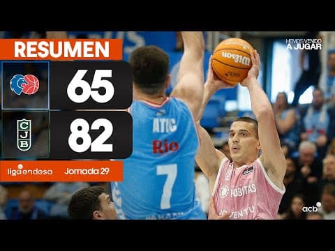 Resumen Río Breogán 65 - Joventut Badalona 82 (J29)