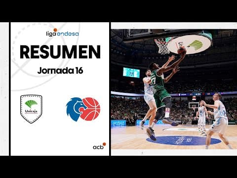 Resumen Unicaja 100 - Río Breogán 66 (J16)